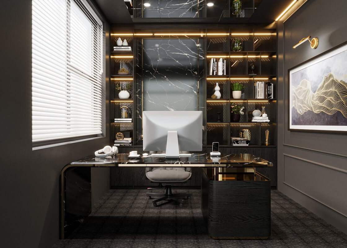 13309. Download Free Office Room Interior Model by Pham Tien