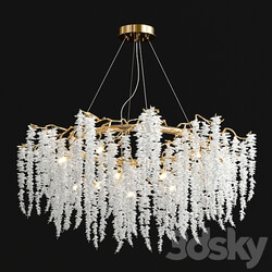 Crystal snowflake chandelier Pendant light 3D Models 