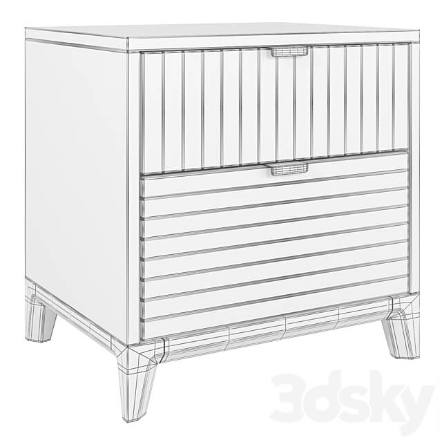 Bedside table Case Sideboard Chest of drawer 3D Models