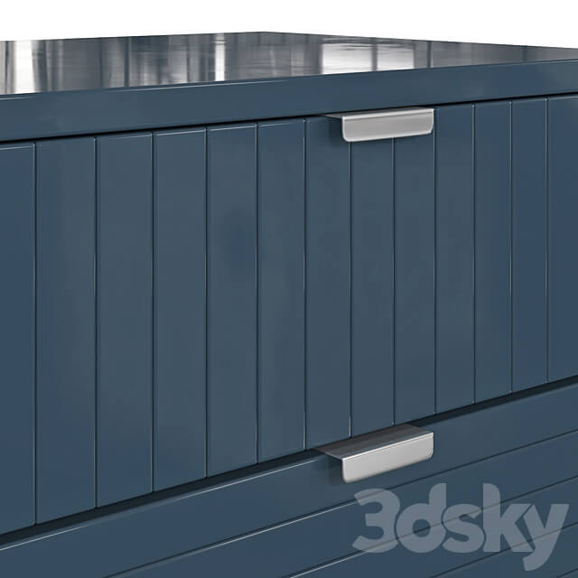 Bedside table Case Sideboard Chest of drawer 3D Models