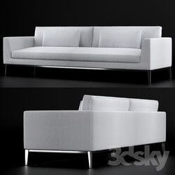 RH ITALIA TAPER ARM FABRIC SOFA 
