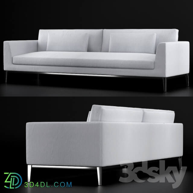 RH ITALIA TAPER ARM FABRIC SOFA