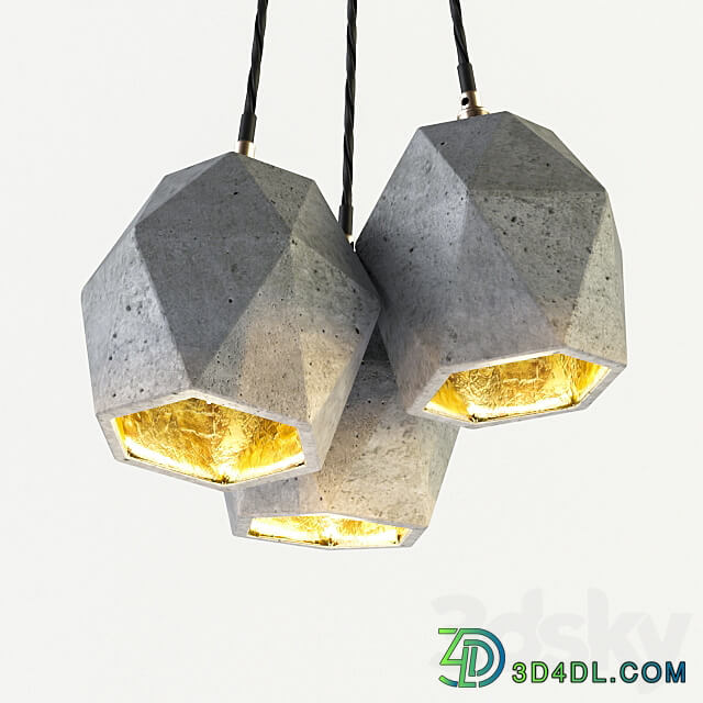 Design lamp quot Sand quot Pendant light 3D Models