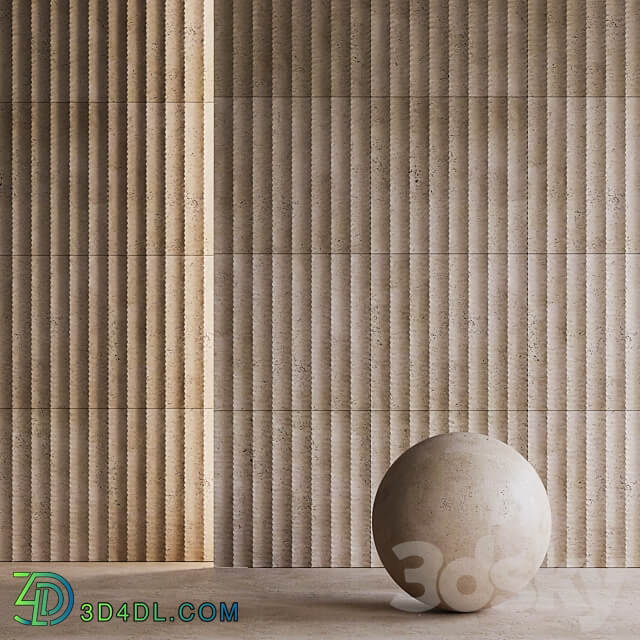 3D Wall Panel Tratto de Lithos Design 3D Models