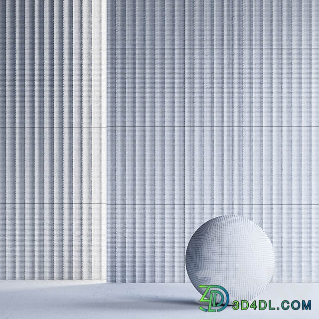 3D Wall Panel Tratto de Lithos Design 3D Models