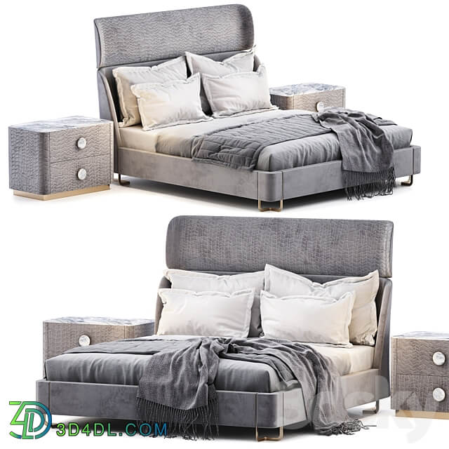 Giorgio Collection CHARISMA Art 2834 Bed 3D Models