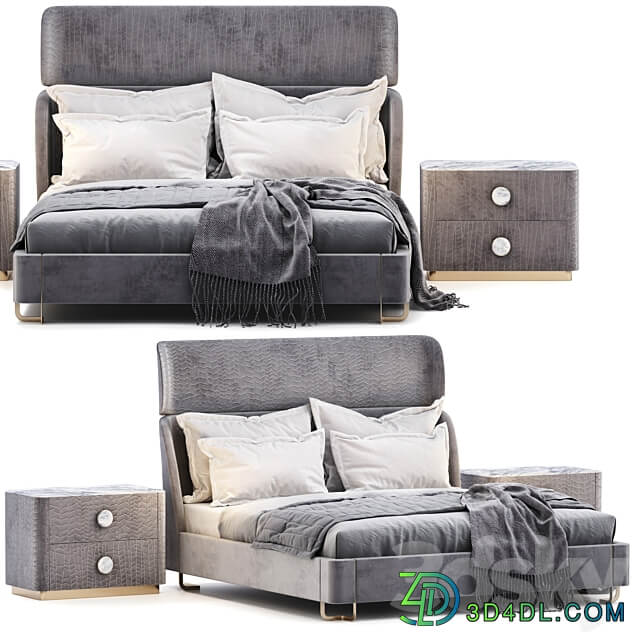 Giorgio Collection CHARISMA Art 2834 Bed 3D Models