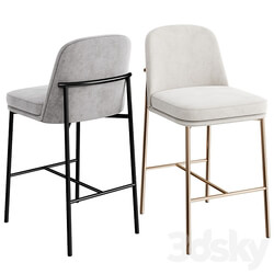 Jack Metal Frame Counter Stool 3D Models 