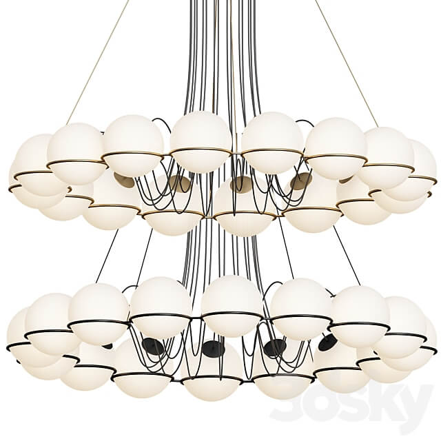 Le Sfere Model 2109 Lamp Pendant light 3D Models