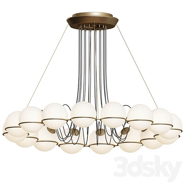 Le Sfere Model 2109 Lamp Pendant light 3D Models