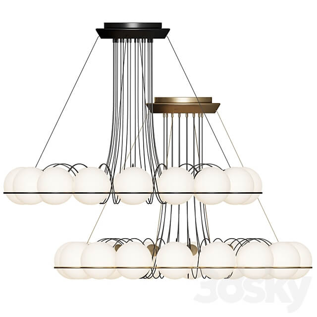Le Sfere Model 2109 Lamp Pendant light 3D Models