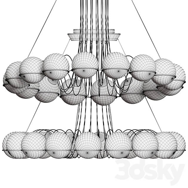 Le Sfere Model 2109 Lamp Pendant light 3D Models