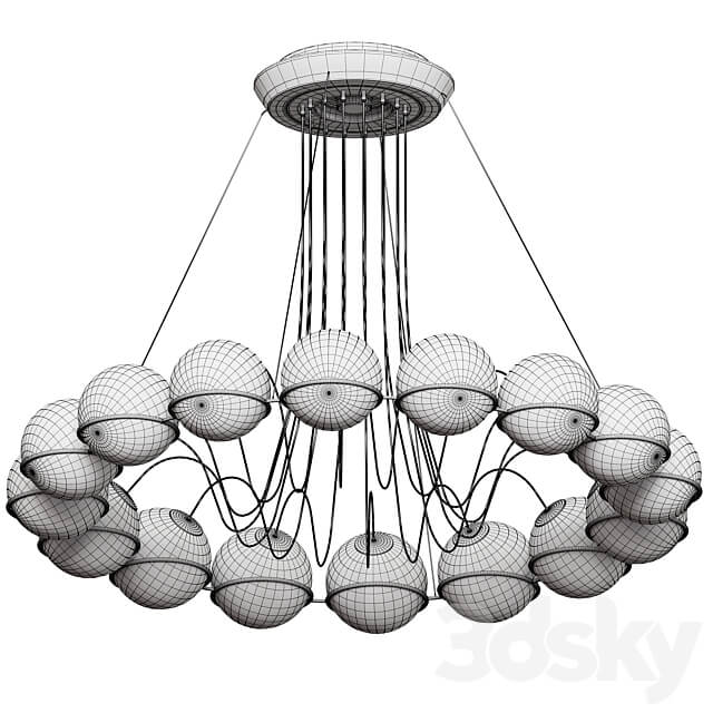 Le Sfere Model 2109 Lamp Pendant light 3D Models
