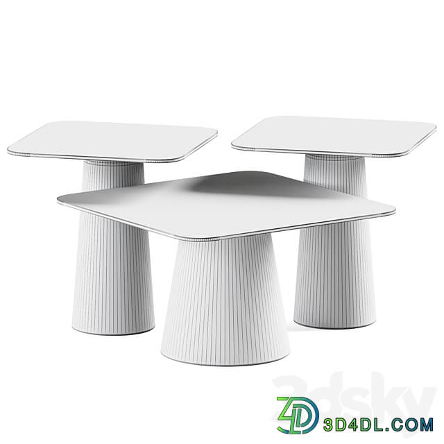 Glass Coffee Tables Balane La Redoute Glass 3D Models