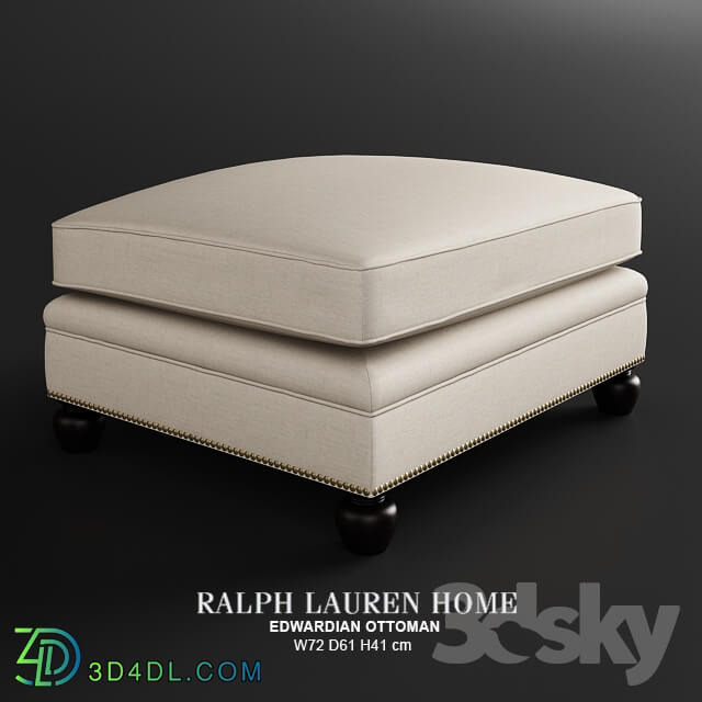EDWARDIAN OTTOMAN
