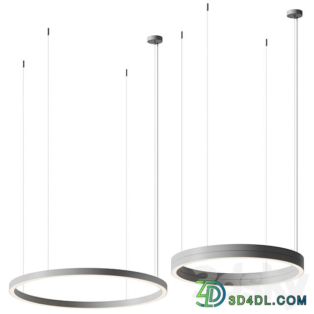 Linea Light Group TOUR D Pendant light 3D Models