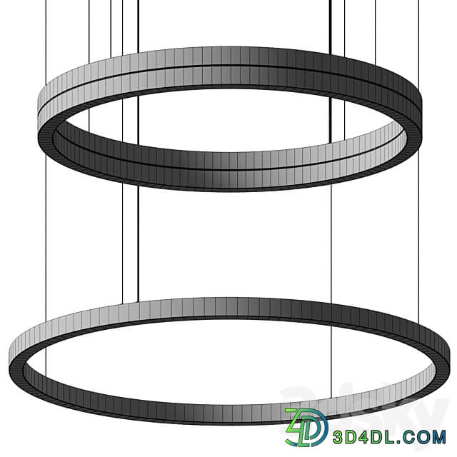 Linea Light Group TOUR D Pendant light 3D Models