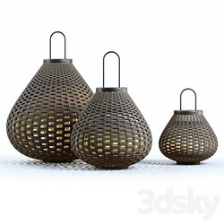 Poltrona Frau Sparkler Lanterns by Kensaku Oshiro 3D Models 