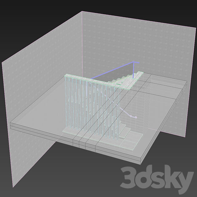 Staircase 001 3D Models