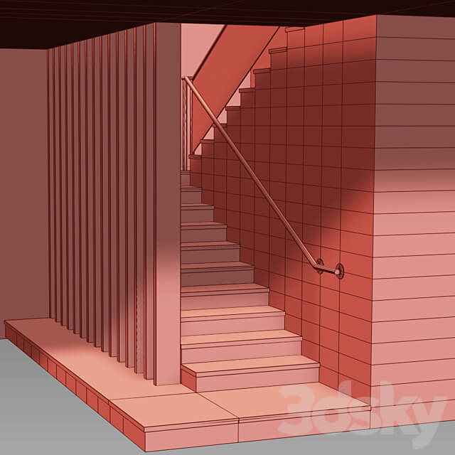 Staircase 001 3D Models