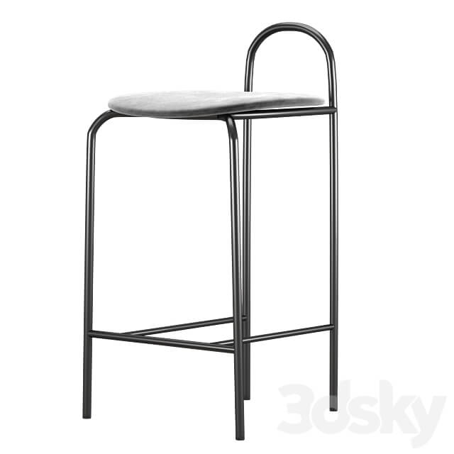 Azure Michelle Bar Stool 3D Models