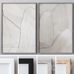 Set of large wall paintings 1735 3D Models 