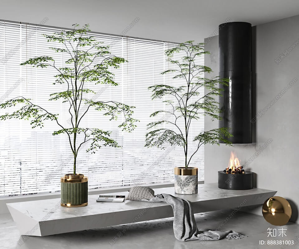 3d Tree Plant Model 413 By Kha Vi