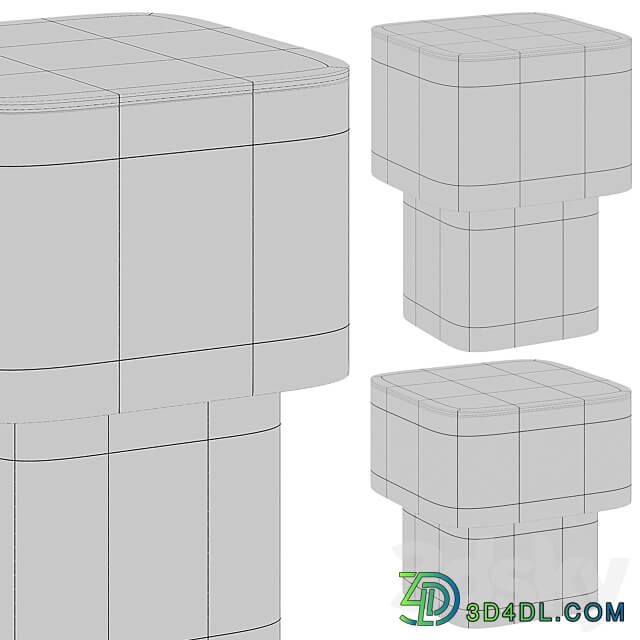 Coffee table Hessentia Enigma 3D Models