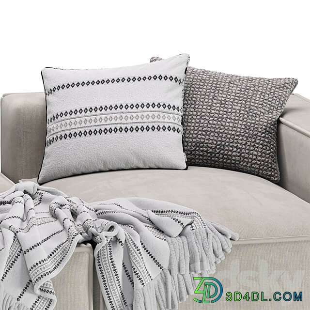 Corner Sofa Loft Ebi Happy Yellow 3D Models