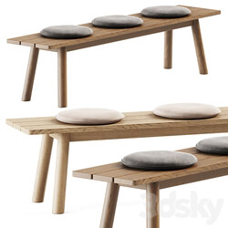 Bull Bench by B B Italia Bench Other 3D Models 