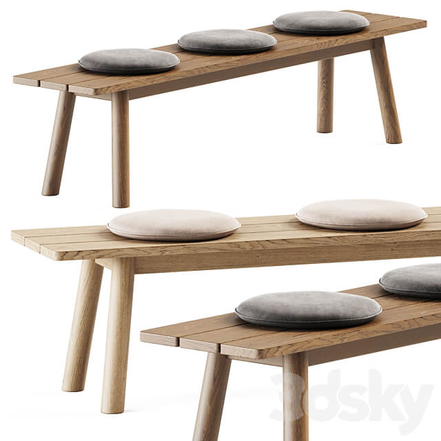Bull Bench by B B Italia Bench Other 3D Models