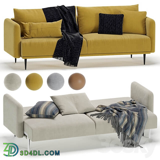 Sofa Loft Sayle Barhat Emerald Диван Сайле 3D Models