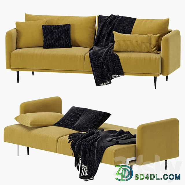 Sofa Loft Sayle Barhat Emerald Диван Сайле 3D Models