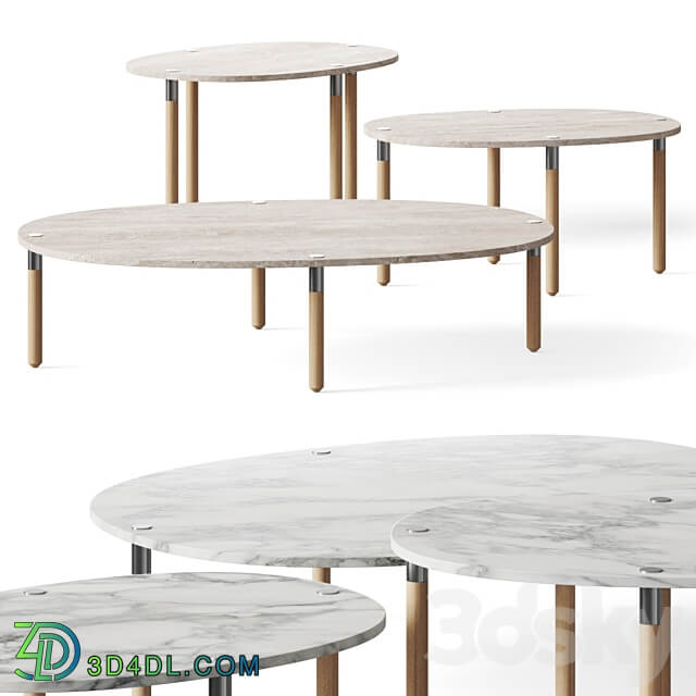 Bolia Tuk Coffee Tables 3D Models