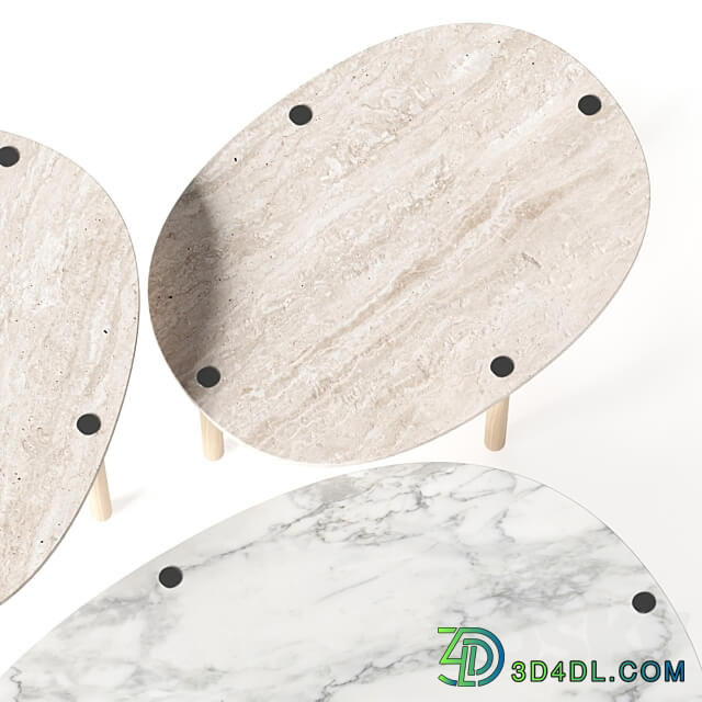 Bolia Tuk Coffee Tables 3D Models