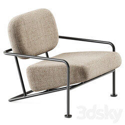 Ahus Armchair by Bla Station Outdoor chair 3D Models 