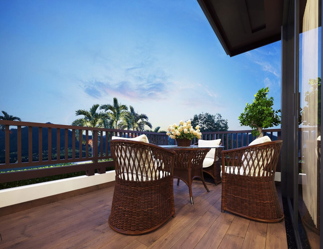 13245. Free 3D Garden Villas Exterior Model Download By Vu Van Bac