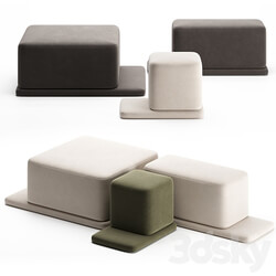 COAST Pouf by Woo Furniture 3D Models 
