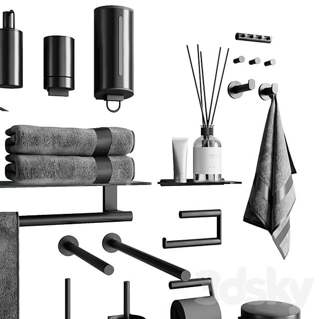 KEUCO PLAN BLACK 3D Models