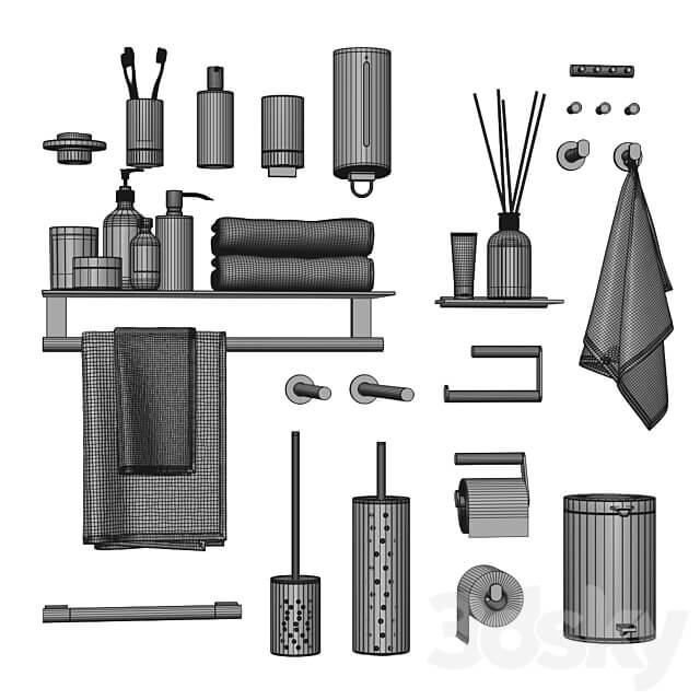 KEUCO PLAN BLACK 3D Models