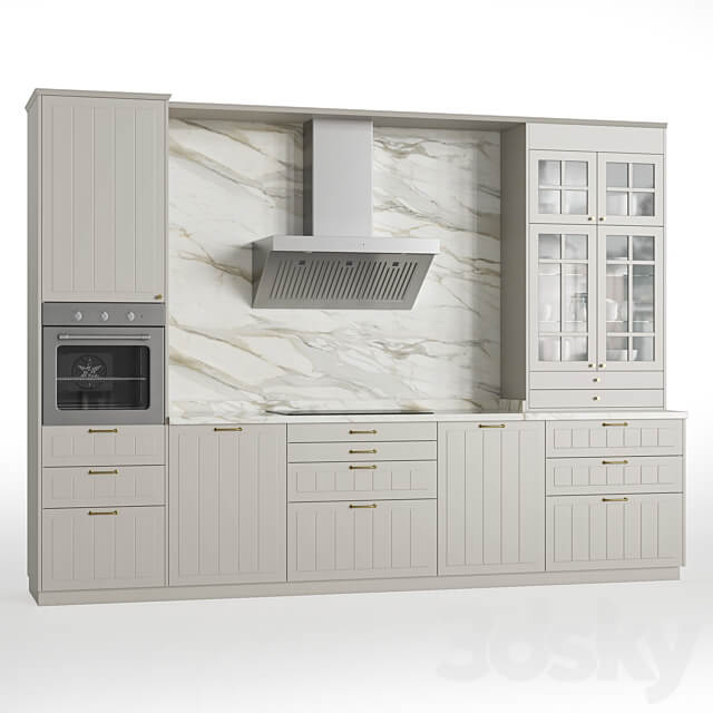 Kitchen Stensund Stensund 126 modules Kitchen 3D Models
