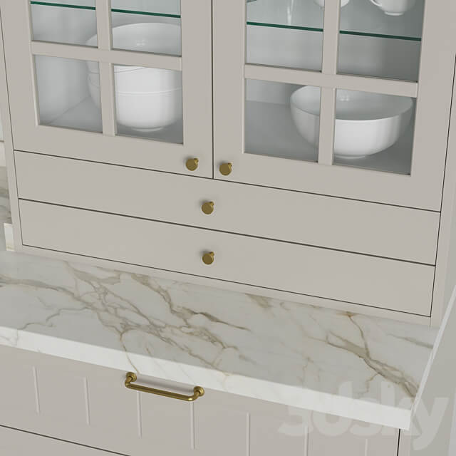 Kitchen Stensund Stensund 126 modules Kitchen 3D Models