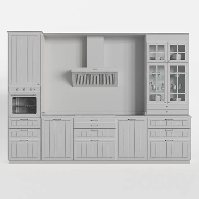 Kitchen Stensund Stensund 126 modules Kitchen 3D Models
