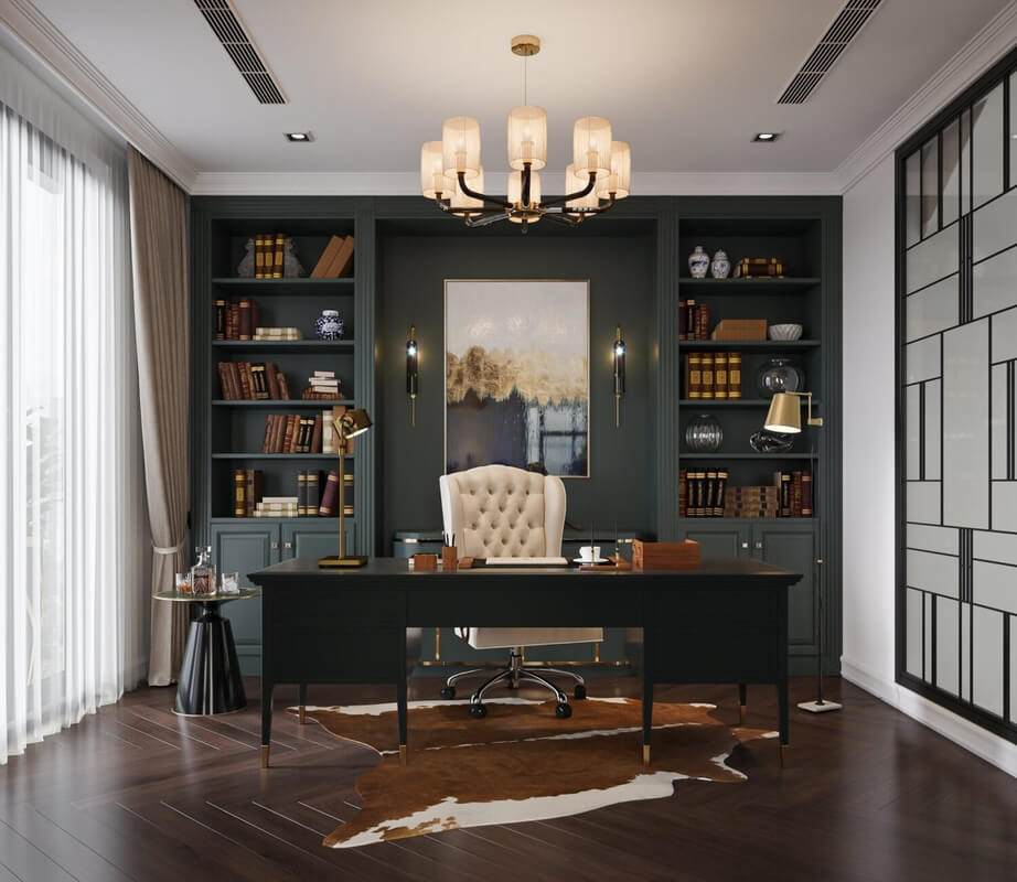  3D Office Room Interior By Bao Yen