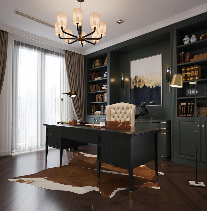  3D Office Room Interior By Bao Yen