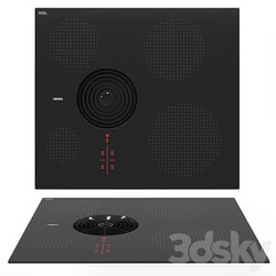 BORA PURSA Cooktop with extractor 3D Models 