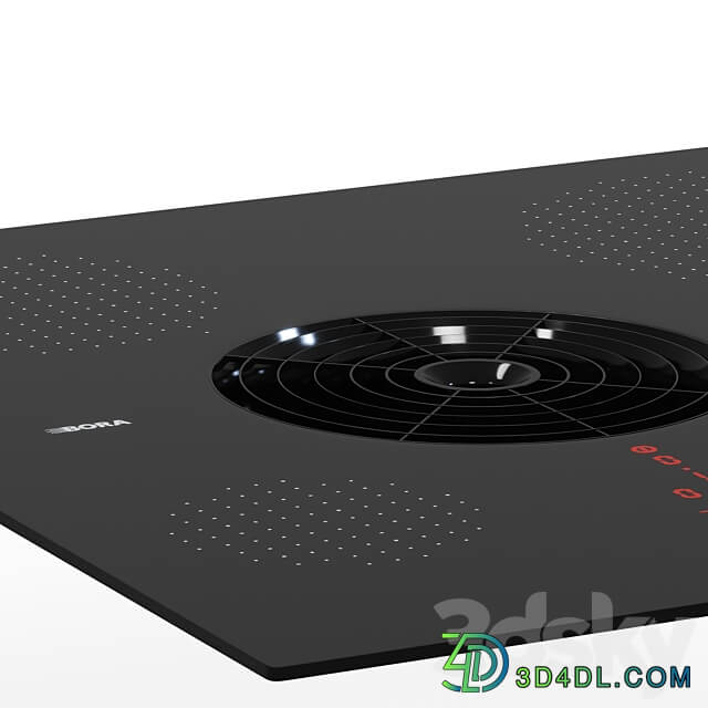 BORA PURSA Cooktop with extractor 3D Models