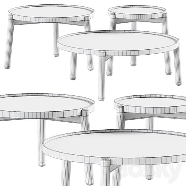 Kendo Mobiliario Van Coffee Tables 3D Models