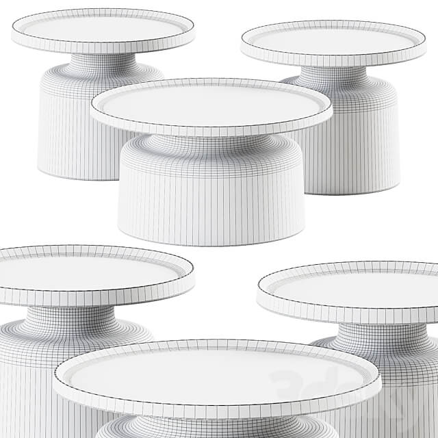 Tuba Cosmorelax Coffee Tables 3D Models