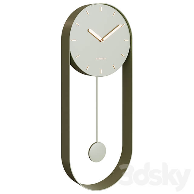 Wall Clock Charm Watches Clocks 3D Models